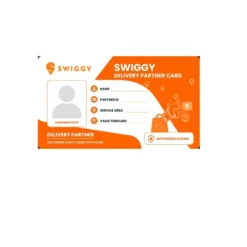 swiggy delivery partner card
