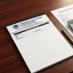 tax consultant letterhead a4 100 copies