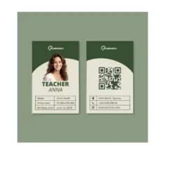 teacher id pvc card — school staff