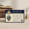 teachers day gift pvc card