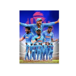 team india fan pvc card — cricket