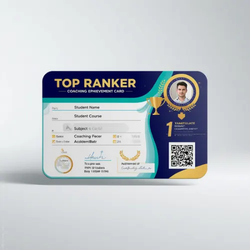 top ranker pvc card coaching