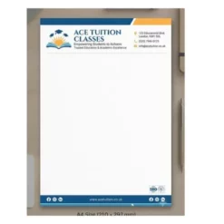 tuition classes letterhead a4 100