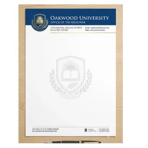 university letterhead a4 500 copies