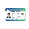 welcome new student pvc card