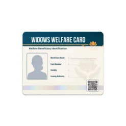widows welfare card