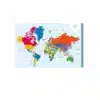 world map a4 ntr print