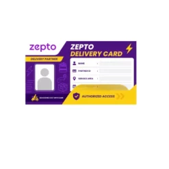 zepto delivery card