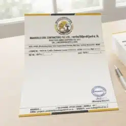 Civil Contractor Letterhead A4 Print