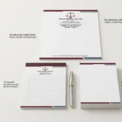 advocate law kit letterhead 100pad