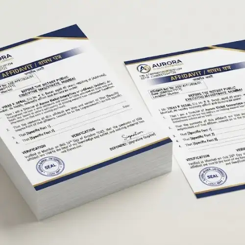 affidavit format letterhead a4 100