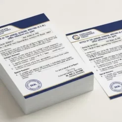 agm notice letterhead a4 100 copies