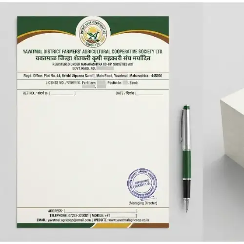 agricultural cooperative letterhead a4