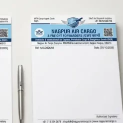 air cargo agent letterhead a4 print