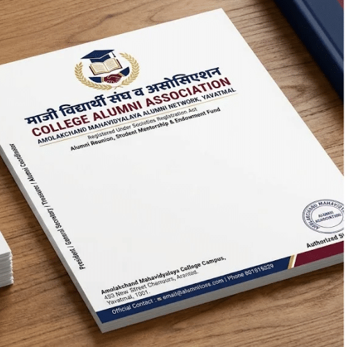 alumni association letterhead a4 print
