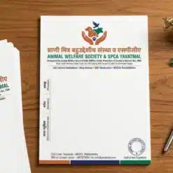 animal welfare society letterhead a4