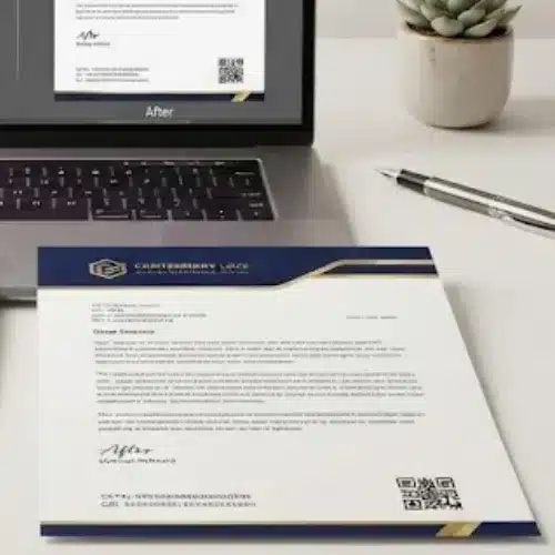 annual letterhead design refresh service