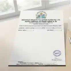 architect design studio letterhead a4