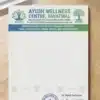 ayush wellness centre letterhead a4