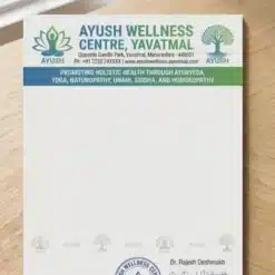 ayush wellness centre letterhead a4