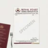 catering company letterhead a4