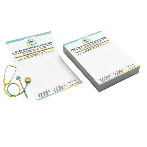 children paediatric hospital letterhead