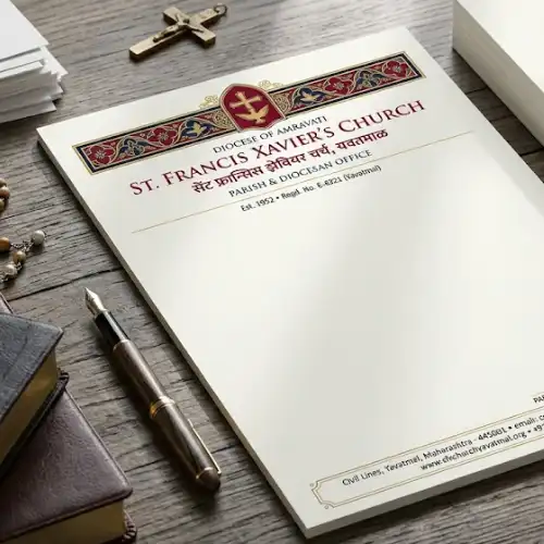 church diocese parish letterhead a4