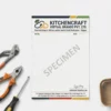 cloud kitchen letterhead a4 print
