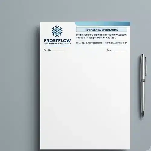 cold storage letterhead a4 print
