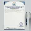 cold storage warehouse letterhead a4