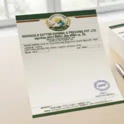 cotton ginning factory letterhead a4