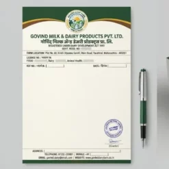 dairy farm letterhead a4 print