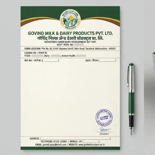 dairy farm letterhead a4 print