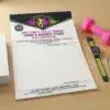 dance zumba aerobics letterhead a4