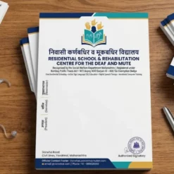 deaf mute school letterhead a4 print