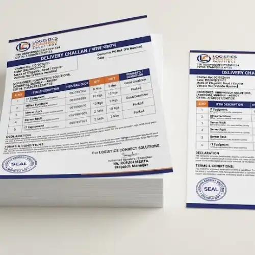 delivery challan letterhead a4 100