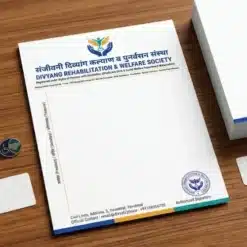 disability welfare society letterhead a4