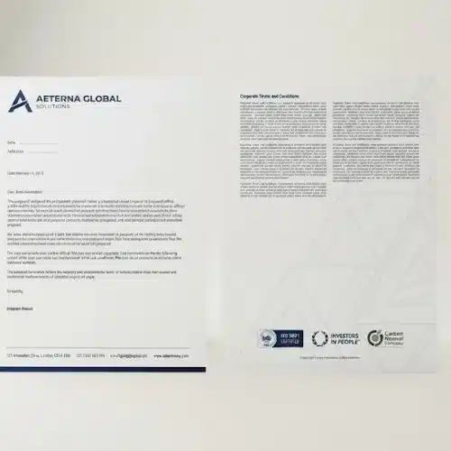 double sided letterhead a4 100 copies