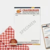 fast food outlet letterhead a4
