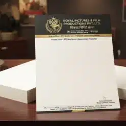 film production house letterhead a4