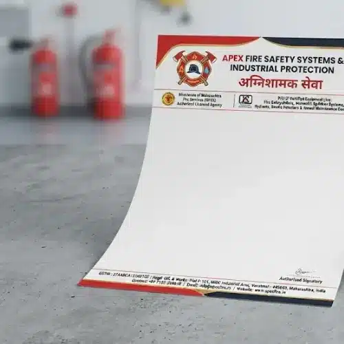 fire safety company letterhead a4