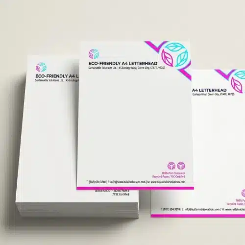 fluorescent colour letterhead a4 100