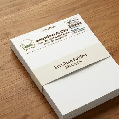 furniture shop letterhead a4 100