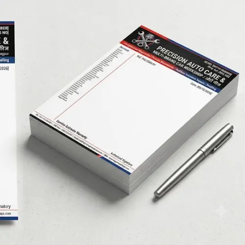garage auto repair letterhead a4