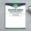 general insurance agent letterhead a4