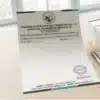 glass aluminium letterhead a4 print