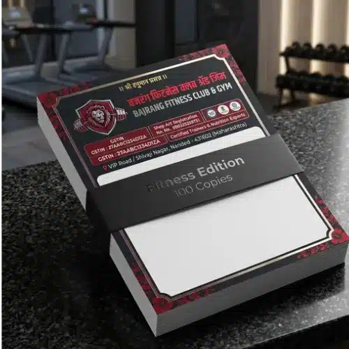 gym fitness centre letterhead a4 100