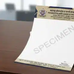 home guard organisation letterhead a4