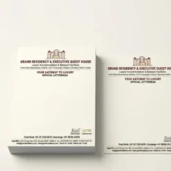 hotel guest house letterhead a4 250
