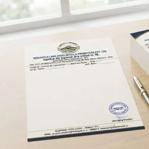 land developer promoter letterhead a4